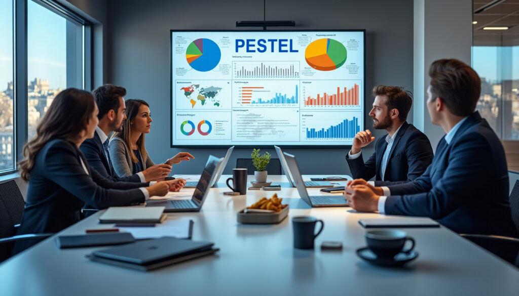 découvrez un exemple complet d’analyse pestel appliquée à une pme française. identifiez les facteurs politiques, économiques, sociaux, technologiques, environnementaux et légaux qui influencent votre entreprise. guide pratique pour optimiser votre stratégie en 2024.