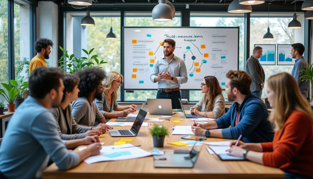 découvrez la méthode lean startup : une approche innovante pour créer, tester et améliorer votre projet avec des ressources limitées. adoptez le cycle construire–mesurer–apprendre pour maximiser votre succès tout en minimisant les risques !